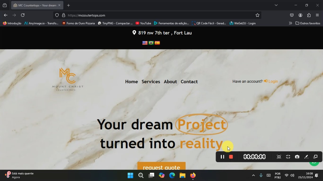 Video demostratativo de plataforma